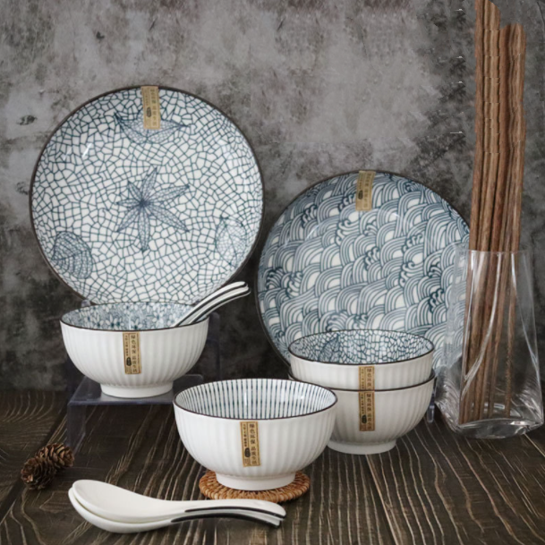 NipponWare™ | Ceramic Japanese Tableware Set