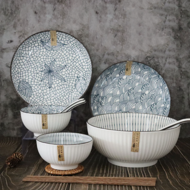 NipponWare™ | Ceramic Japanese Tableware Set