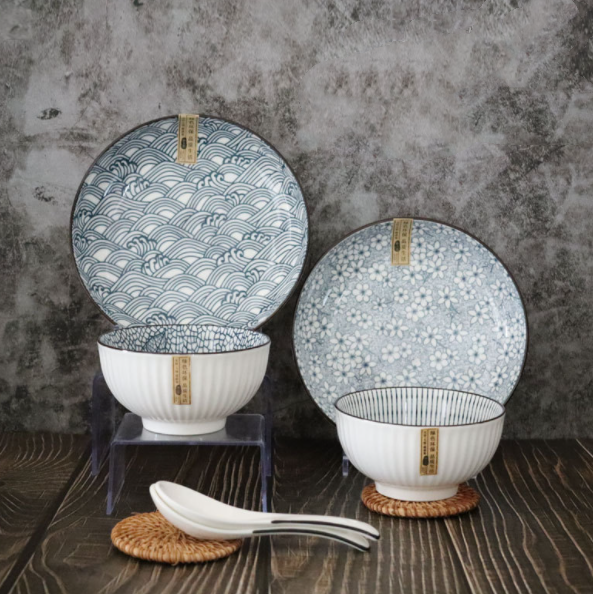 NipponWare™ | Ceramic Japanese Tableware Set