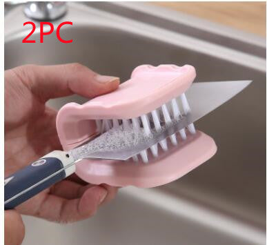 Knife And Cutlery Cleaner Brush