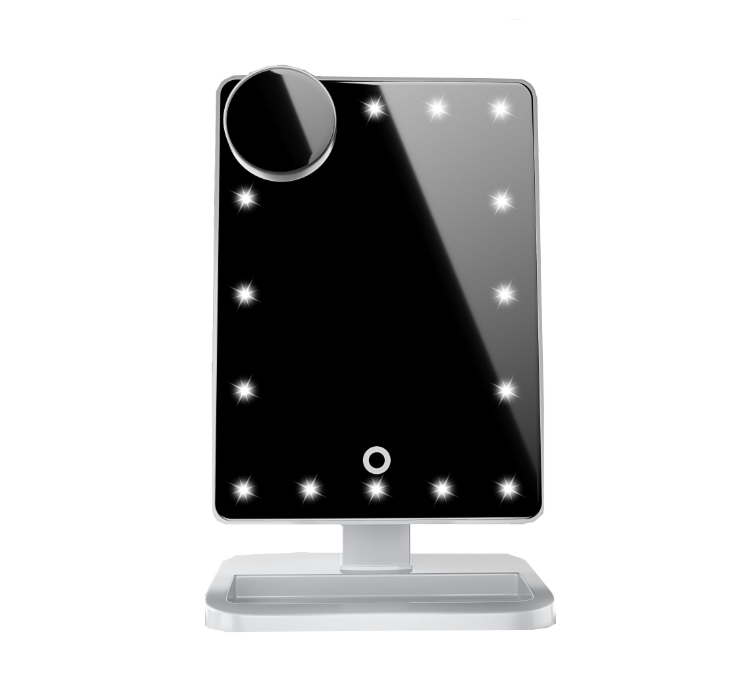 GlamTouch™ | Touch Screen Makeup Mirror with 20 LED Lights