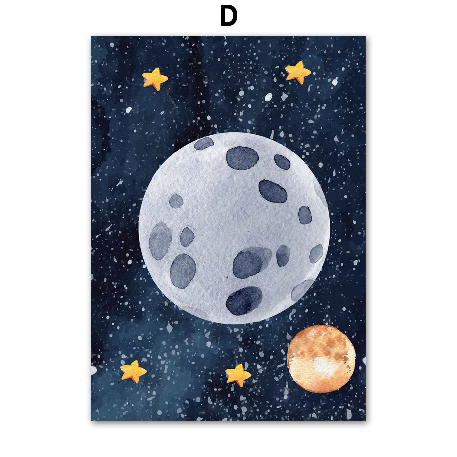 GalacticExplorer™ | Canvas Astronaut Wall Art Painting