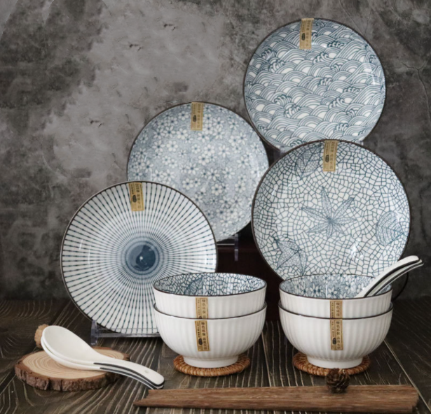 NipponWare™ | Ceramic Japanese Tableware Set