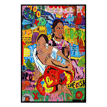 GraffitiCanvas™ | Street Art Banks Canvas Painting