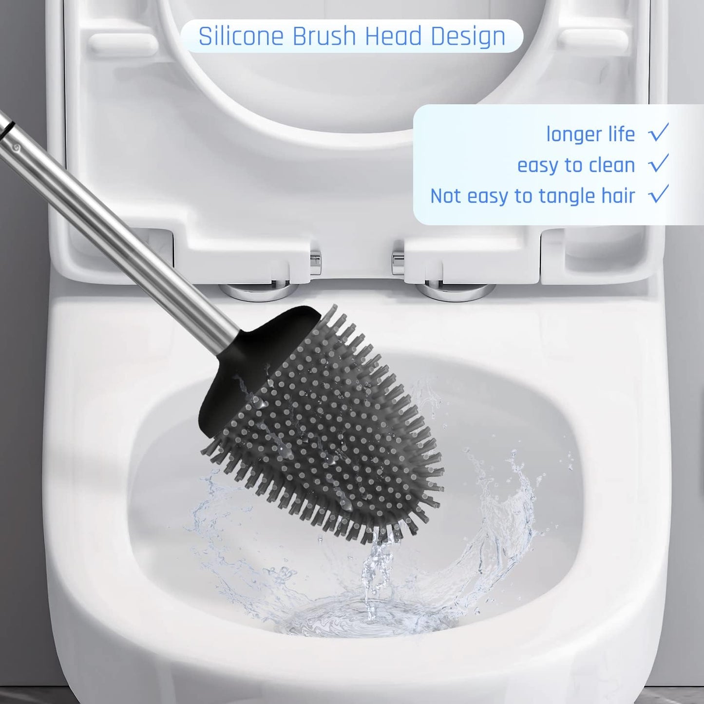 Sellemer Toilet Brush and Holder Set