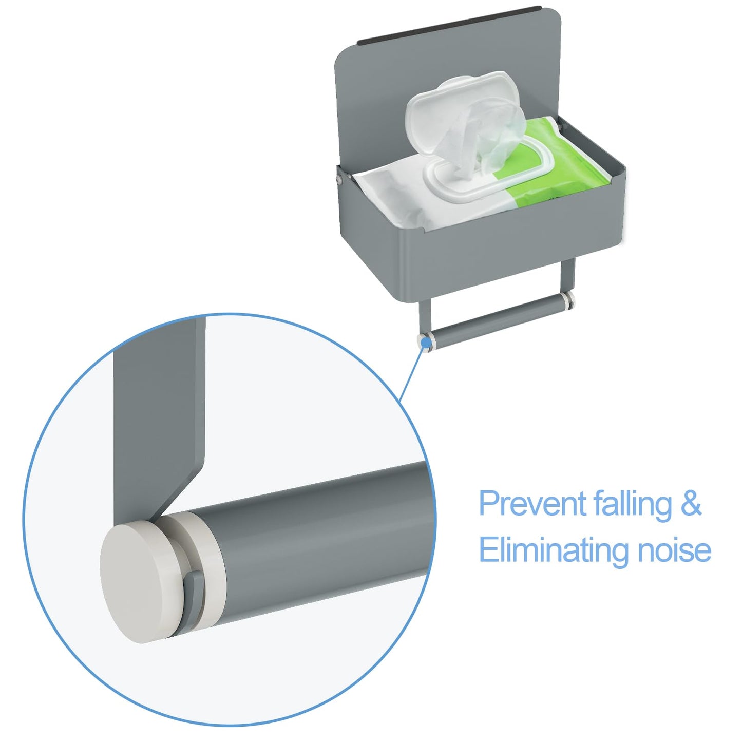 JUYSON Toilet Paper Holder with Shelf