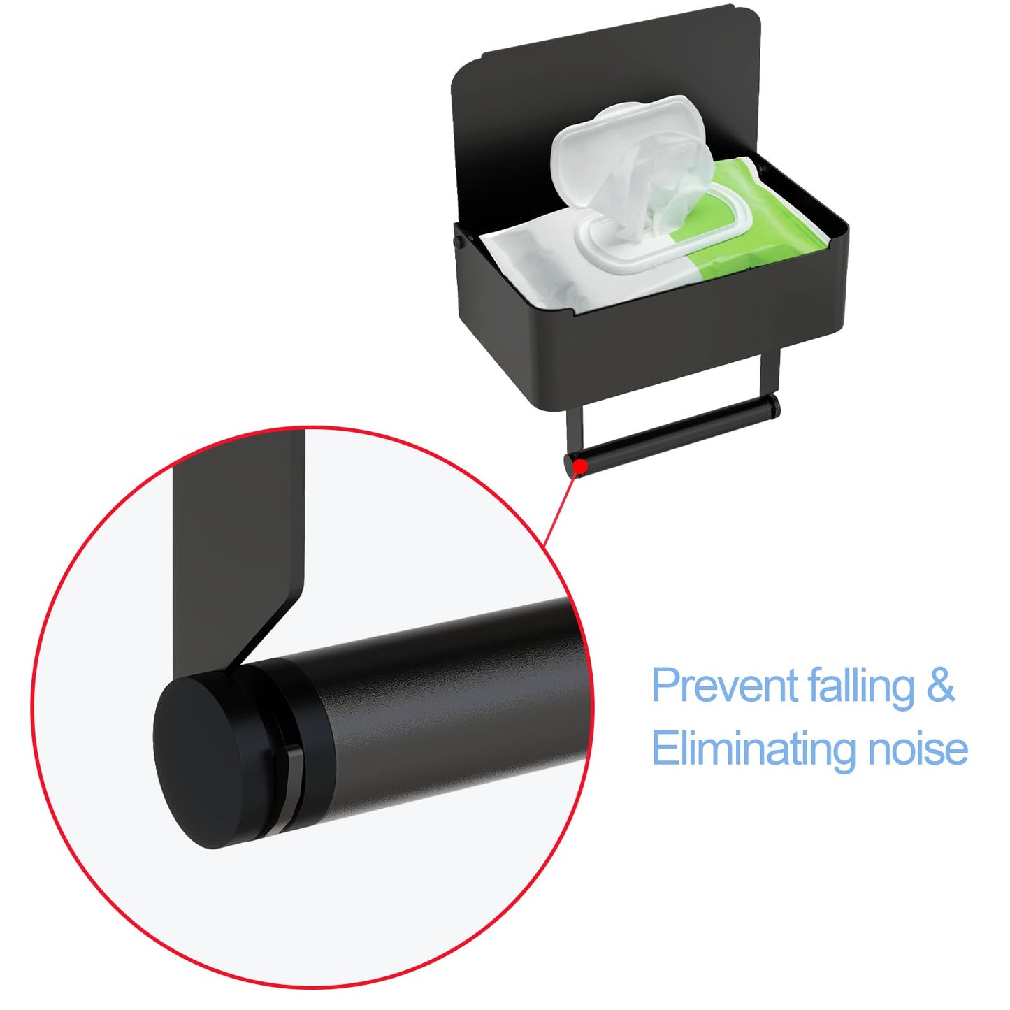 JUYSON Toilet Paper Holder with Shelf