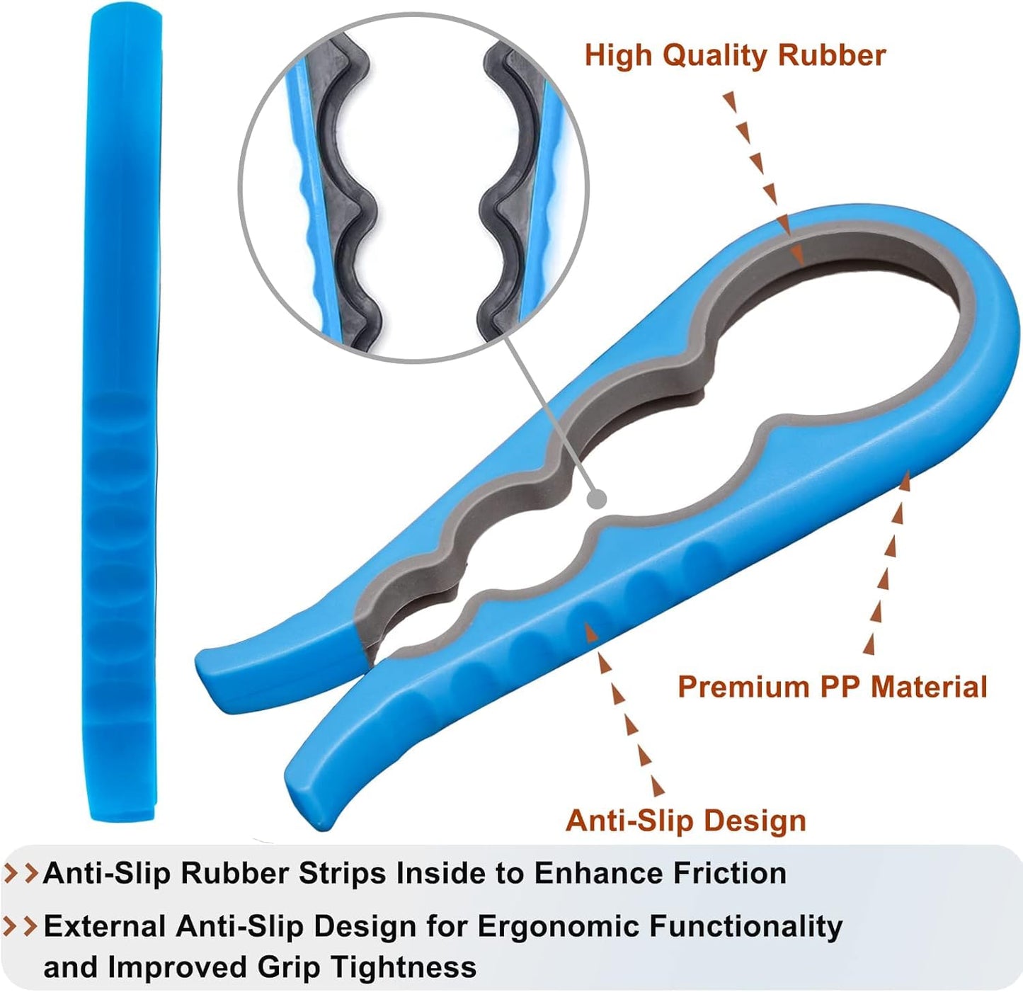 Bloss Anti-skid Jar Opener Jar Lid Remover