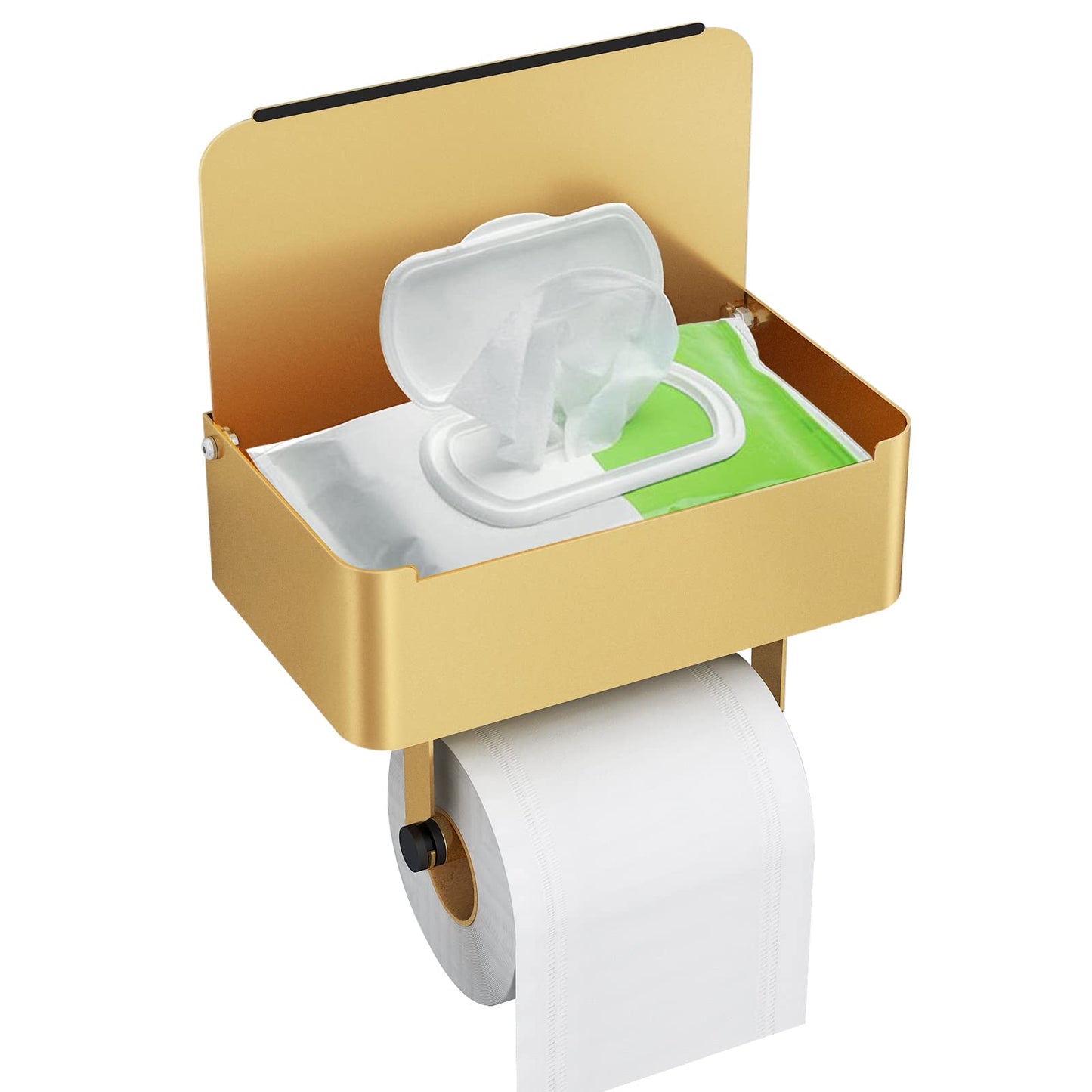 JUYSON Toilet Paper Holder with Shelf