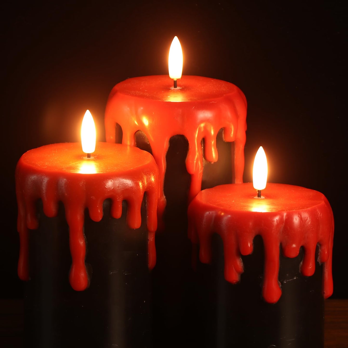 Eldnacele Halloween Flameless LED Candles