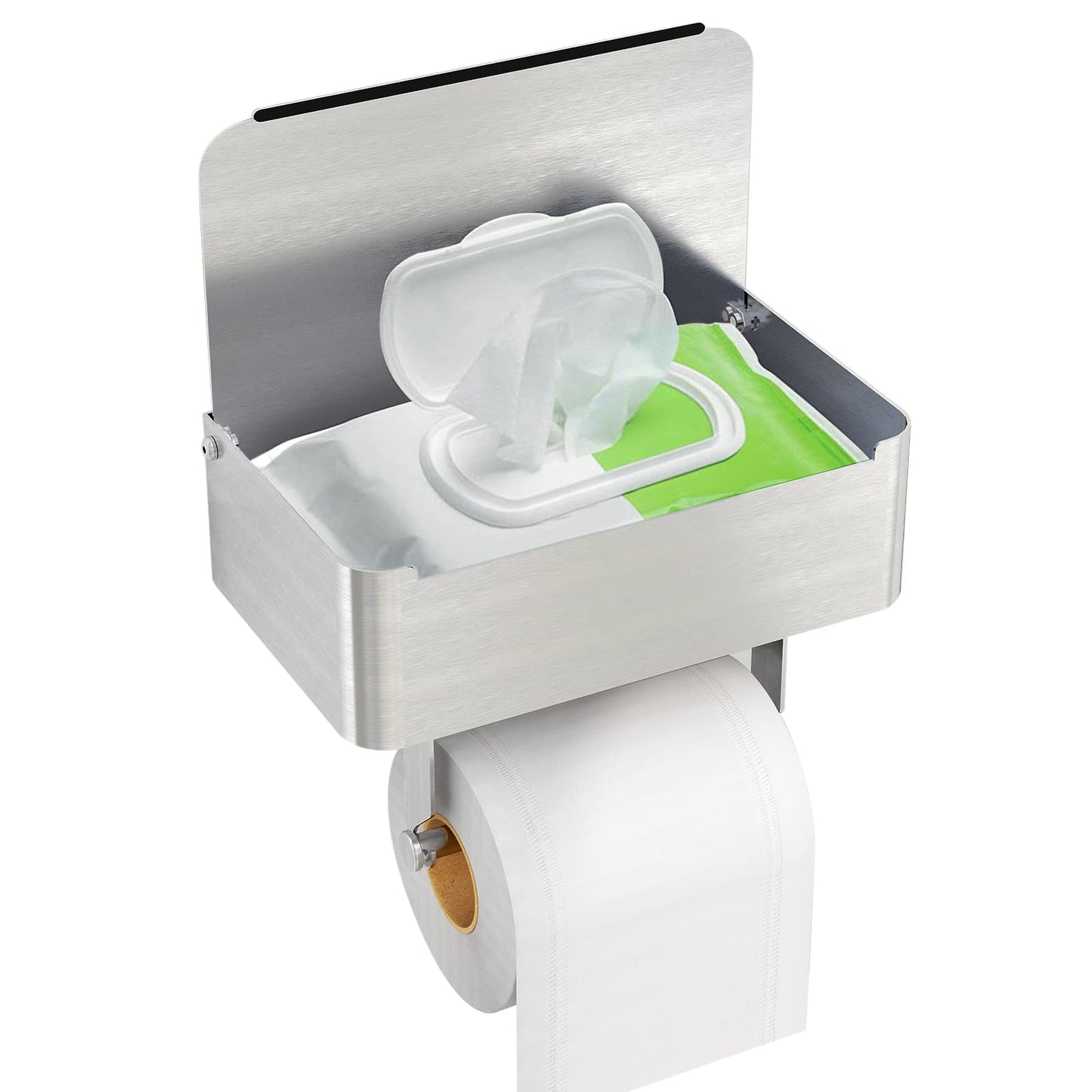 JUYSON Toilet Paper Holder with Shelf