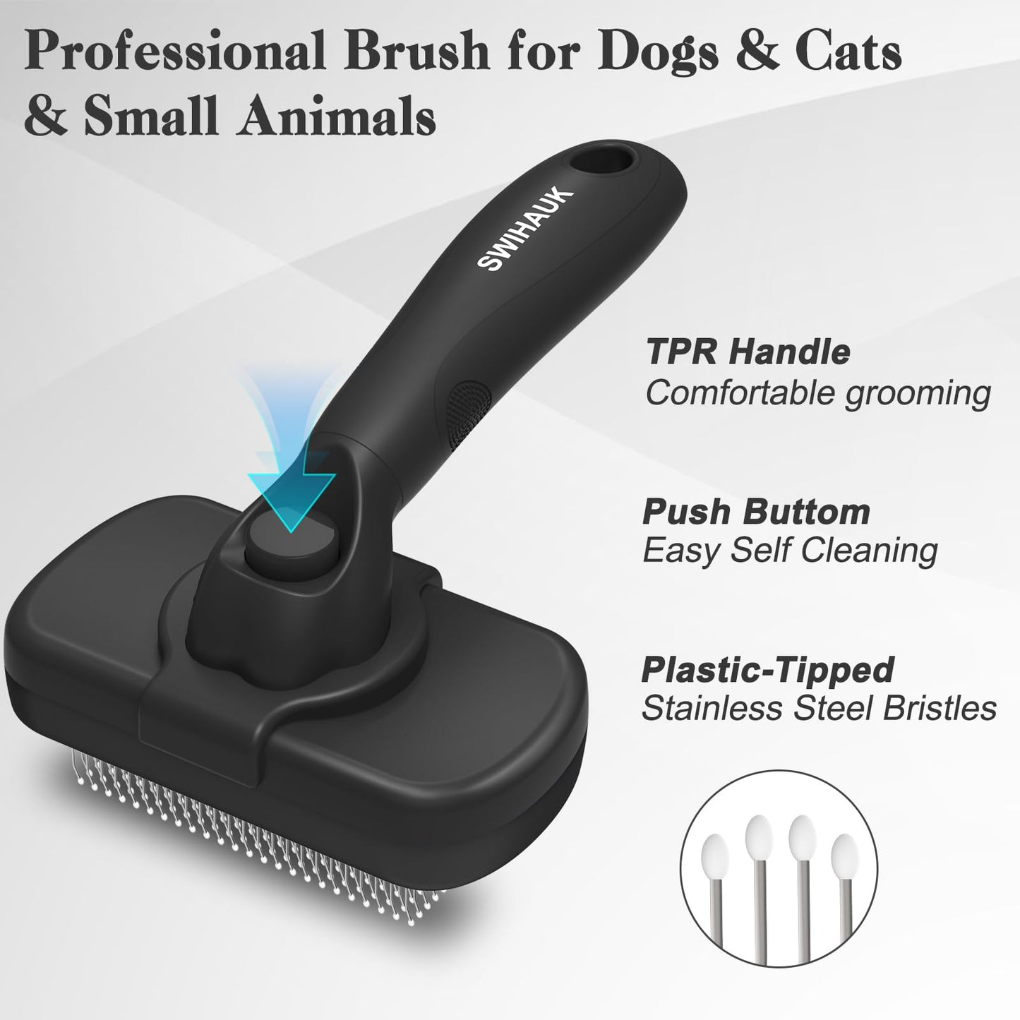 Swihauk Self Cleaning Slicker Brush