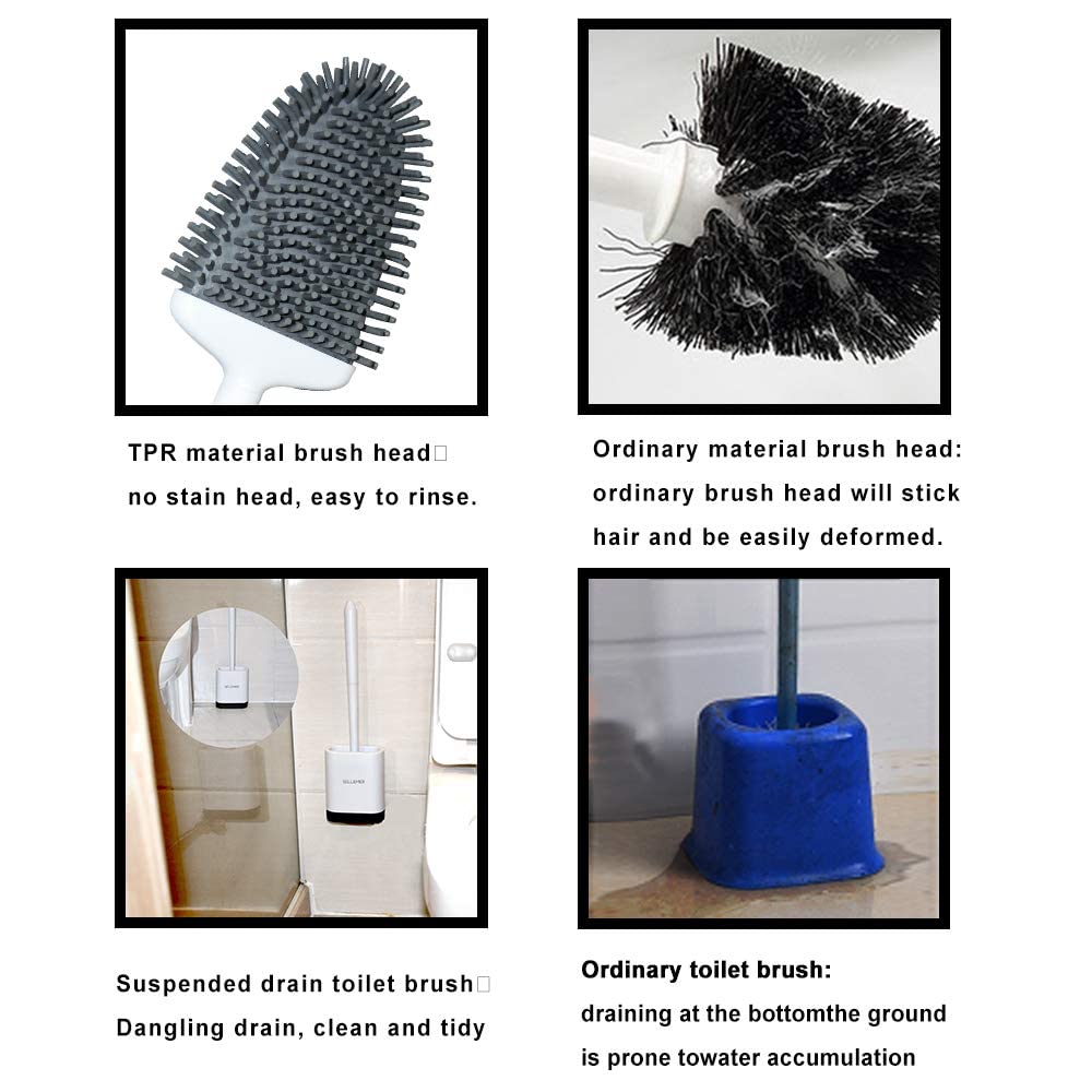 Sellemer Toilet Brush and Holder Set