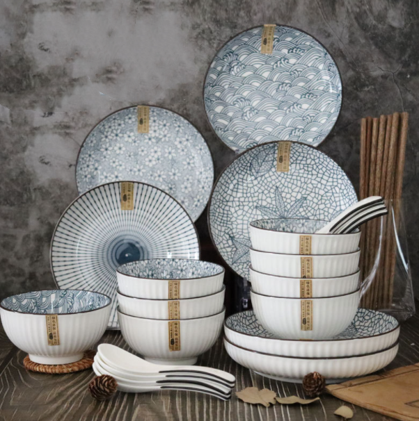 NipponWare™ | Ceramic Japanese Tableware Set