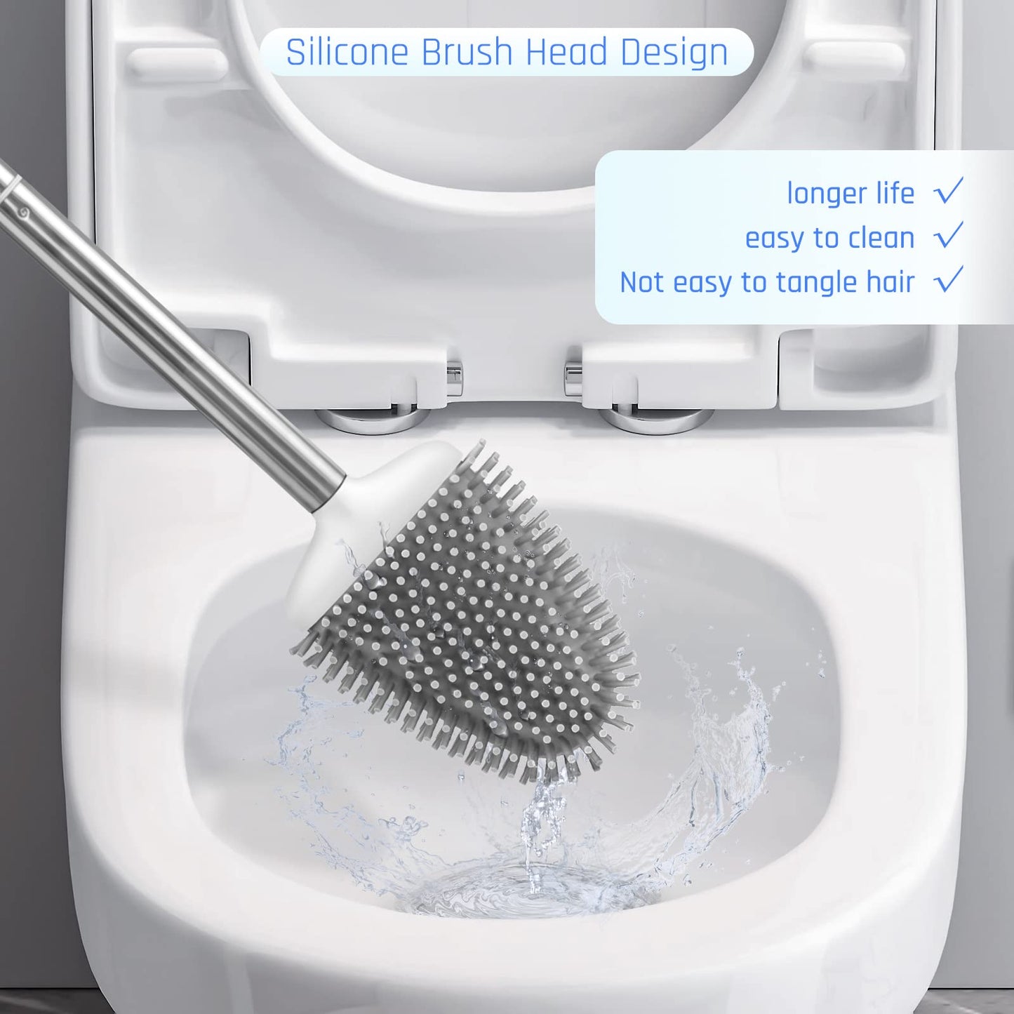Sellemer Toilet Brush and Holder Set