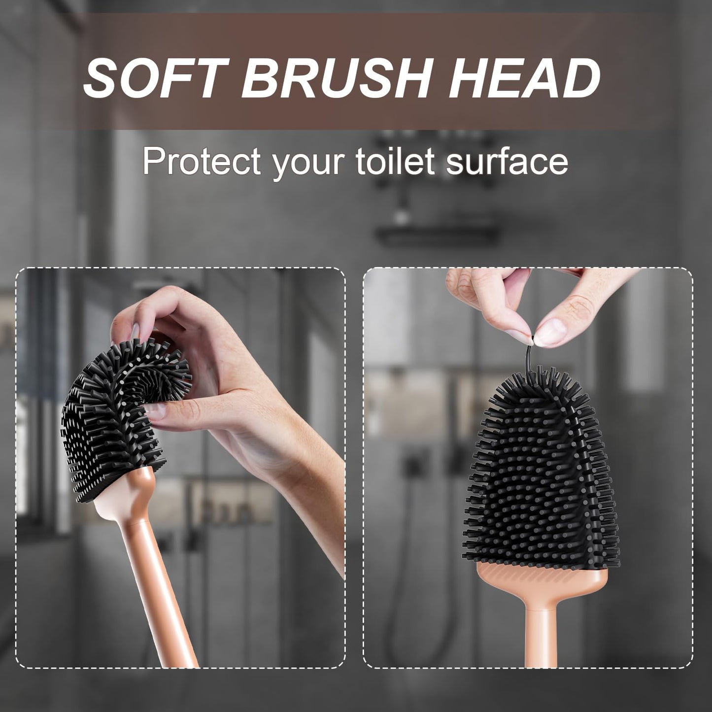 Sellemer Toilet Brush and Holder Set