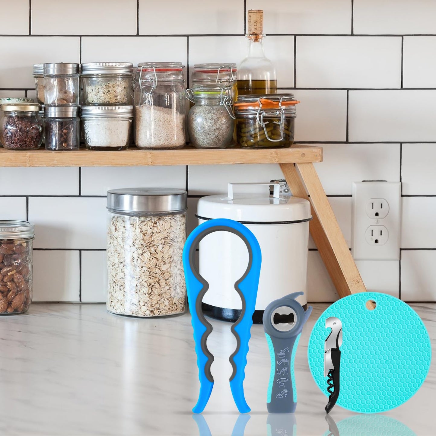 Bloss Anti-skid Jar Opener Jar Lid Remover