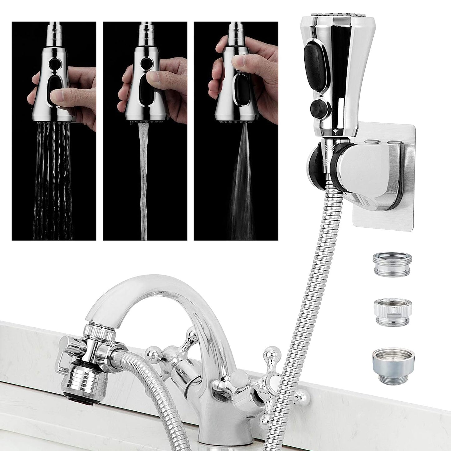 CECEFIN 1080° Swivel Faucet-Extender Sink-Aerator