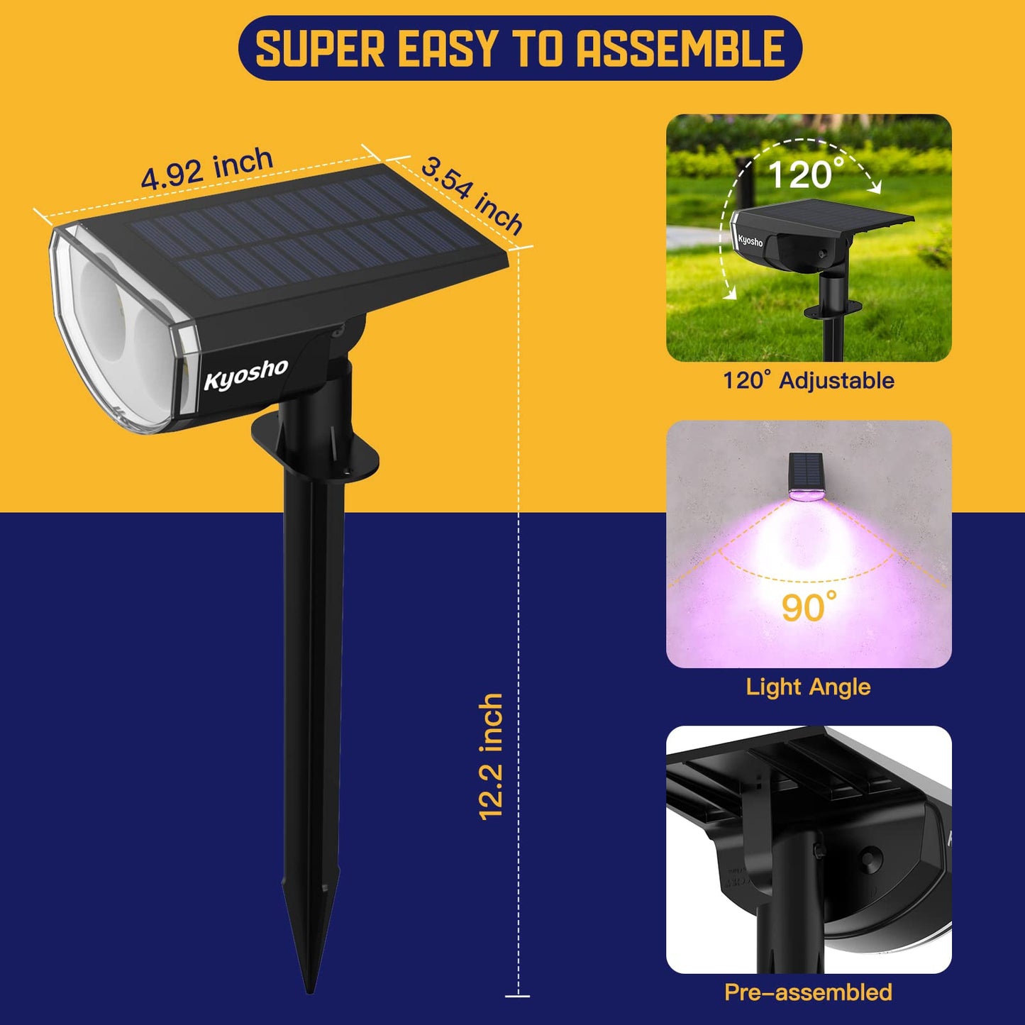 Kyosho Solar Color Spot Lights Outdoor