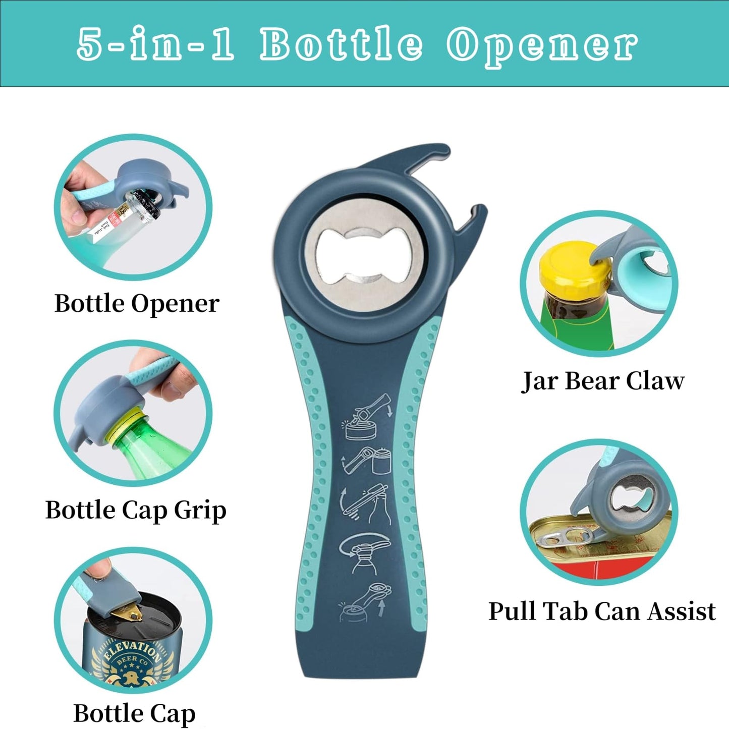 Bloss Anti-skid Jar Opener Jar Lid Remover