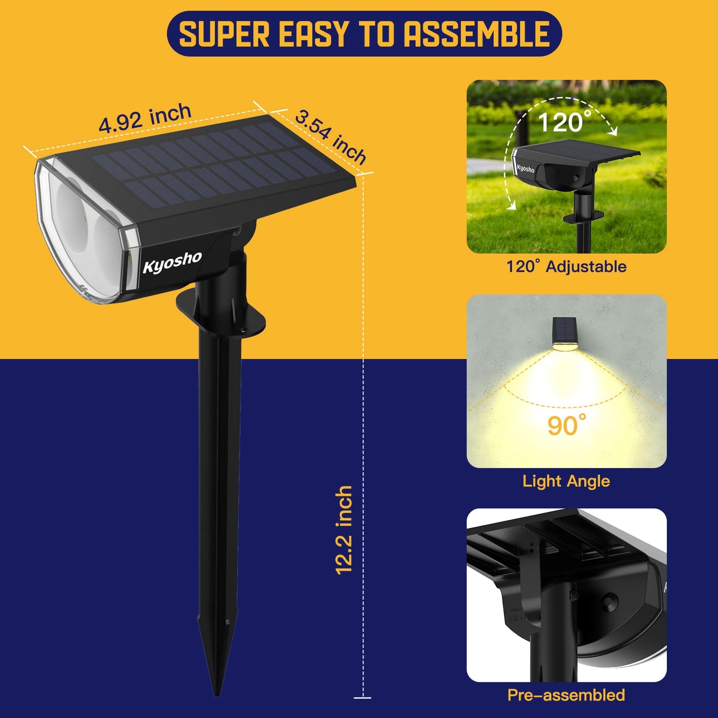 Kyosho Solar Color Spot Lights Outdoor