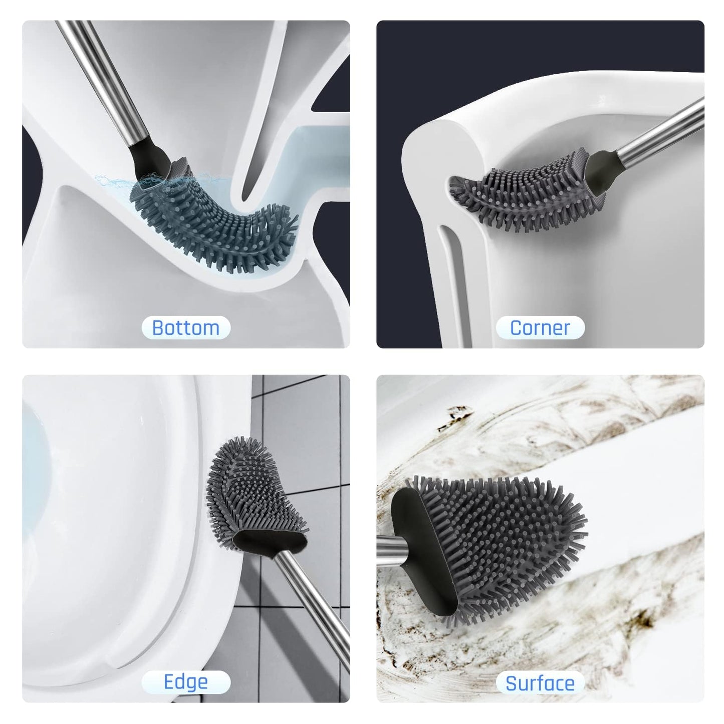 Sellemer Toilet Brush and Holder Set