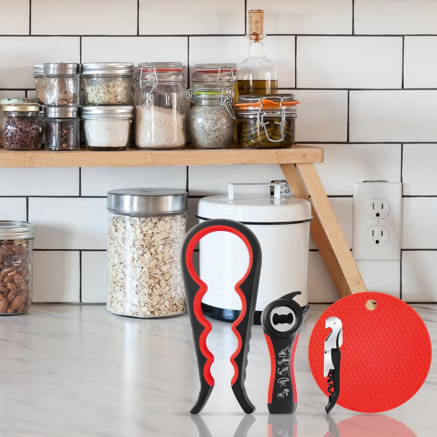 Bloss Anti-skid Jar Opener Jar Lid Remover