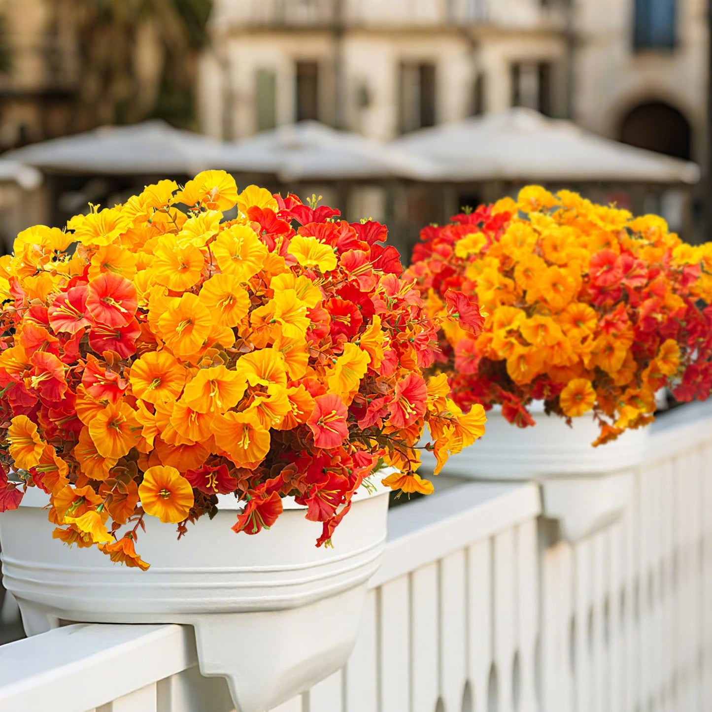 Grunyia 16 PCS Outdoor Fall Artificial Flower