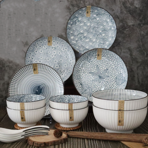 NipponWare™ | Ceramic Japanese Tableware Set