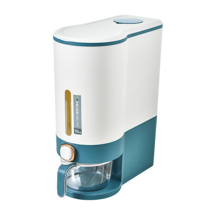 PestGuard™ | Push-Type Automatic Rice Bucket Pest Control