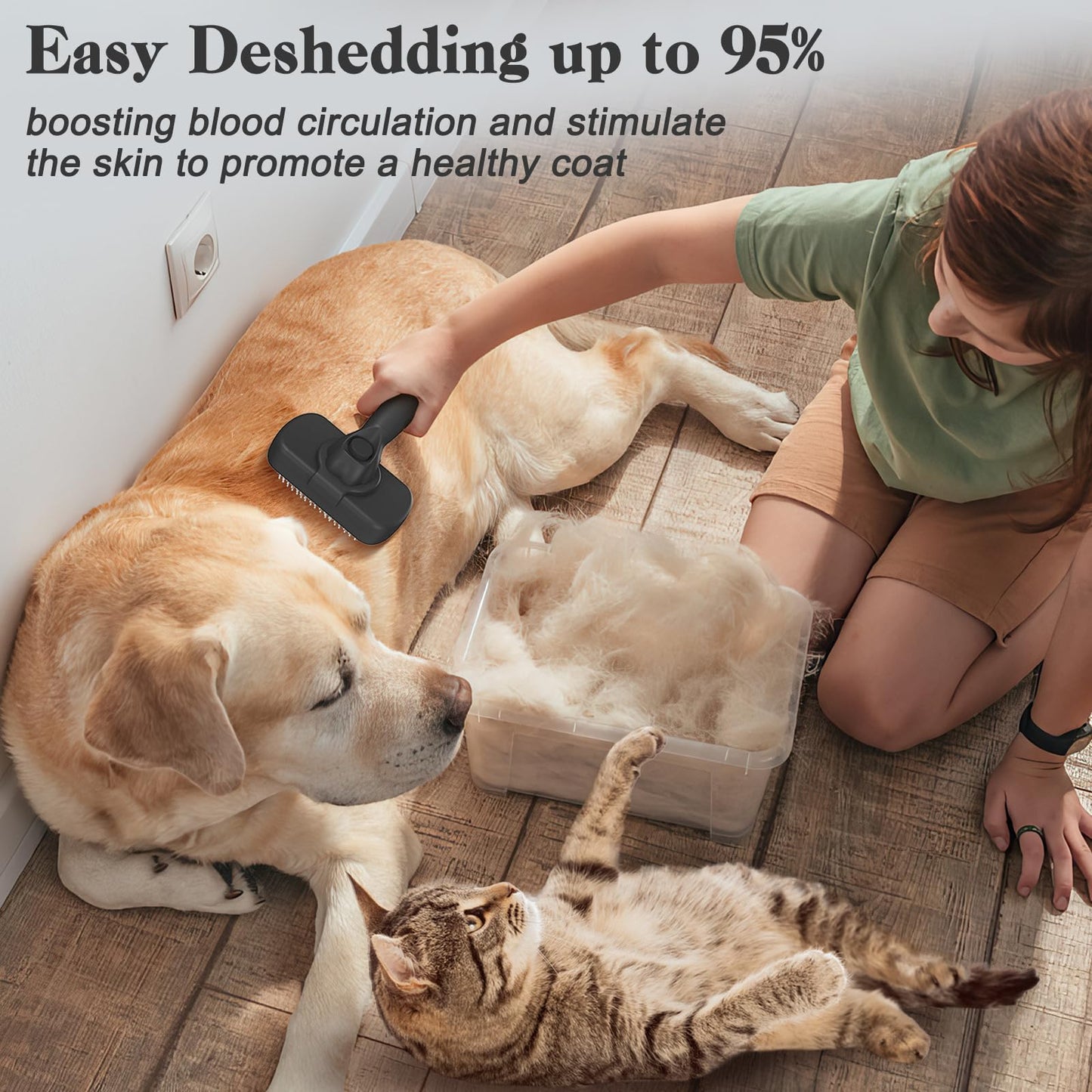 Swihauk Self Cleaning Slicker Brush