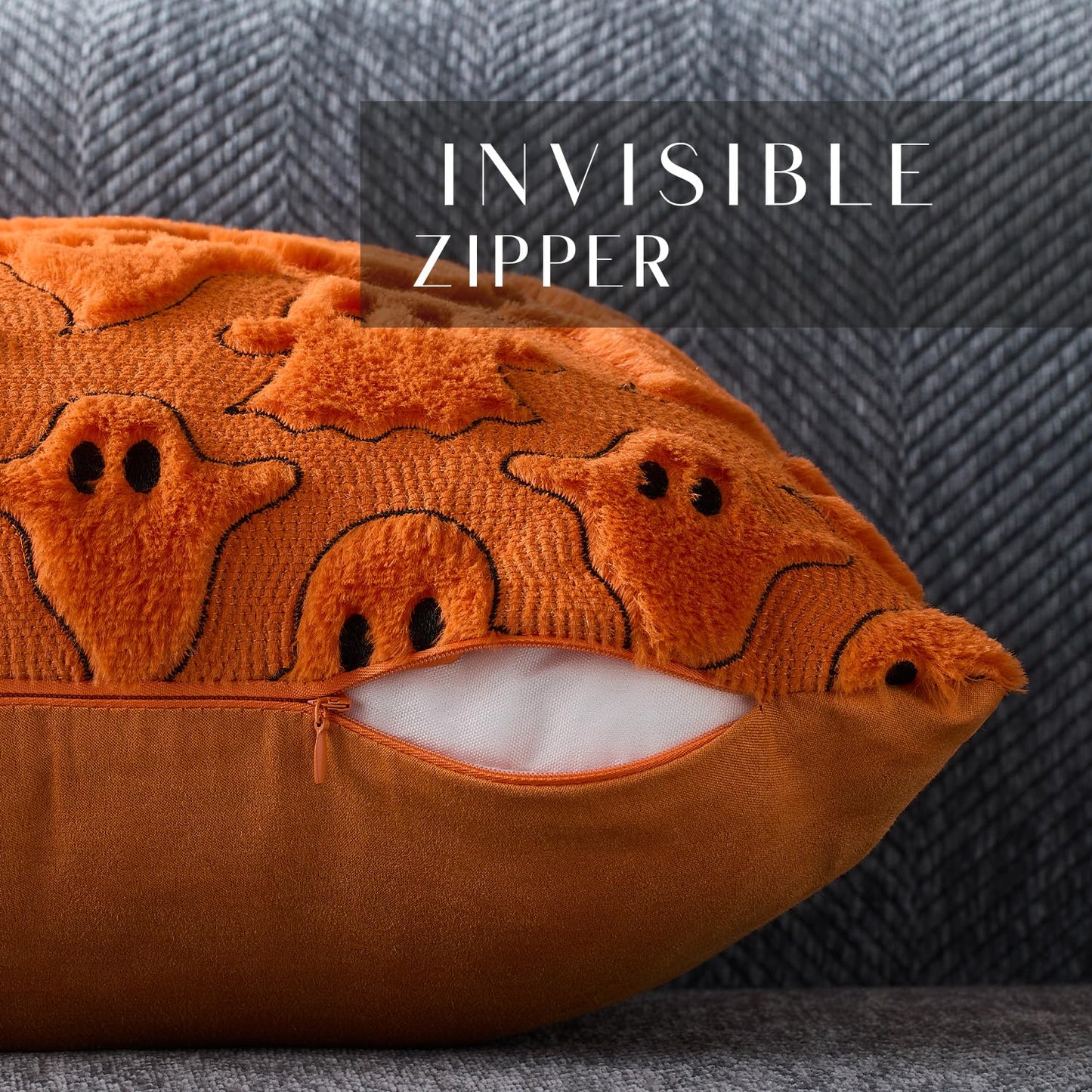 DFXSZ Halloween Ghost Pillow Covers – Set of 2