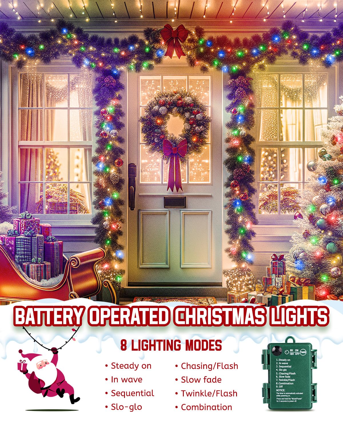 Brightown Battery Operated Halloween Lights Outdoor