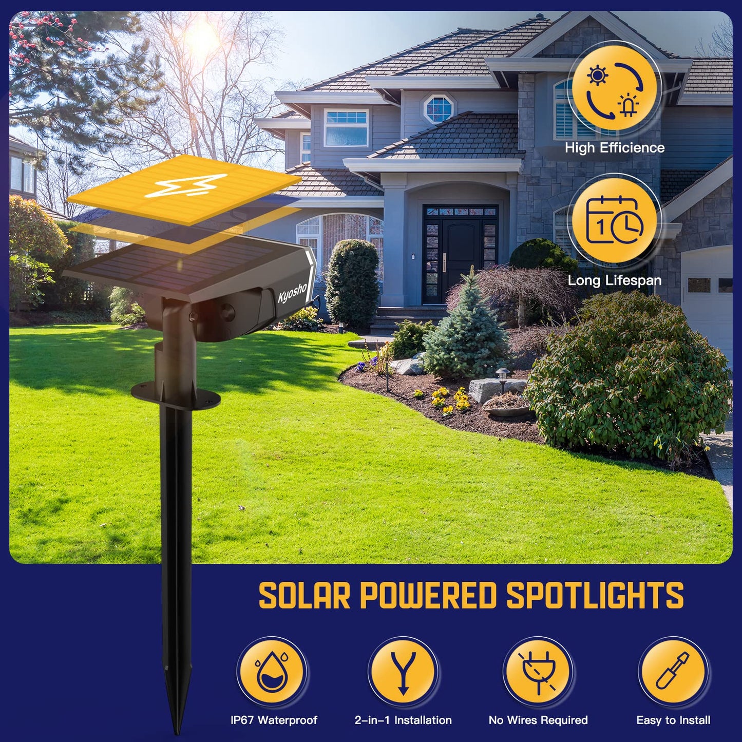 Kyosho Solar Color Spot Lights Outdoor
