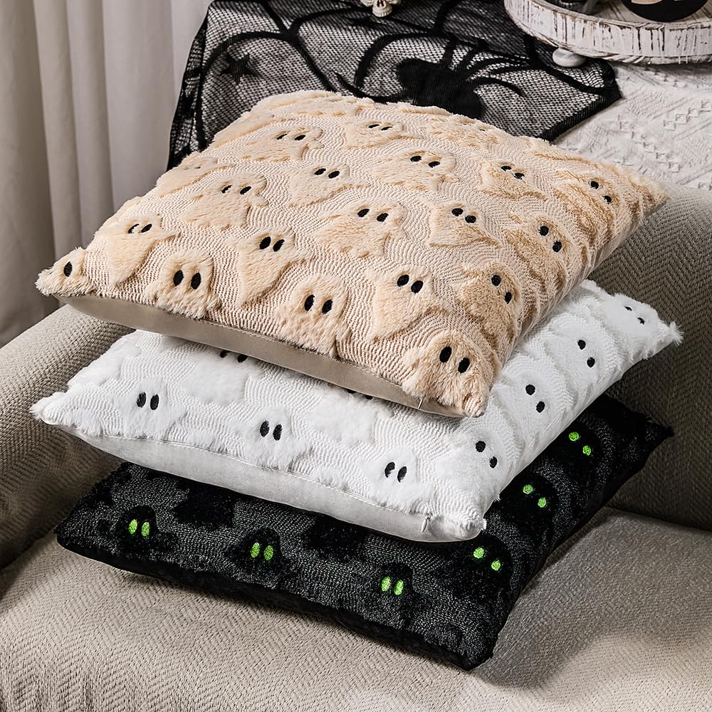 DFXSZ Halloween Ghost Pillow Covers – Set of 2