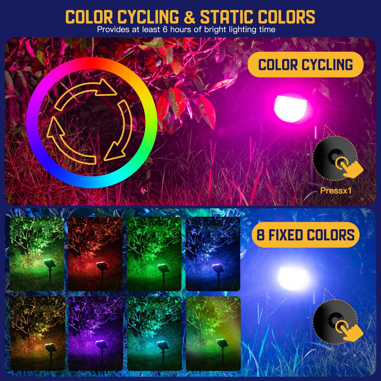 Kyosho Solar Color Spot Lights Outdoor