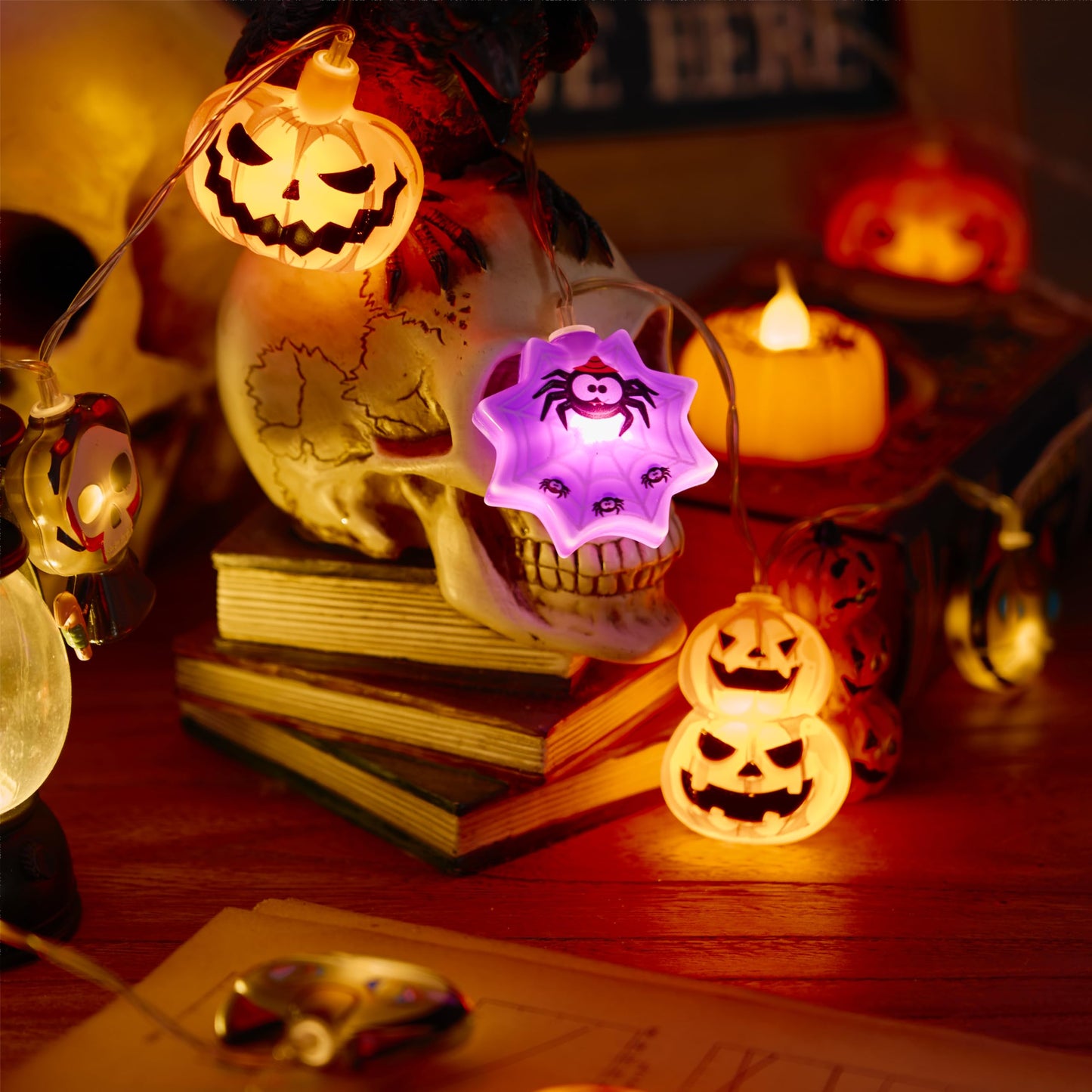 LOLStar 9.8FT Halloween Fairy String Lights