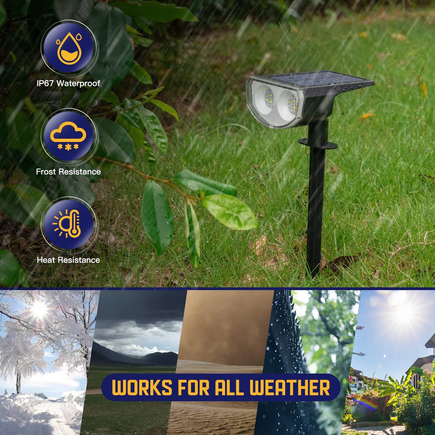 Kyosho Solar Color Spot Lights Outdoor