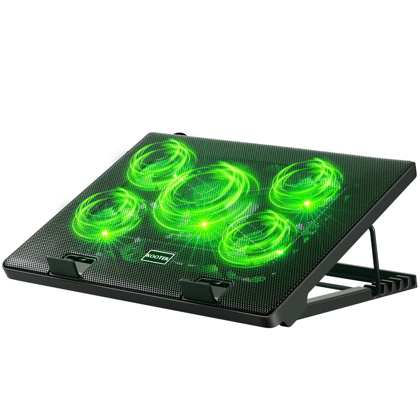 Kootek Laptop Cooling Pad, Laptop Cooler with 5 Quiet Fans for 12"-17"
