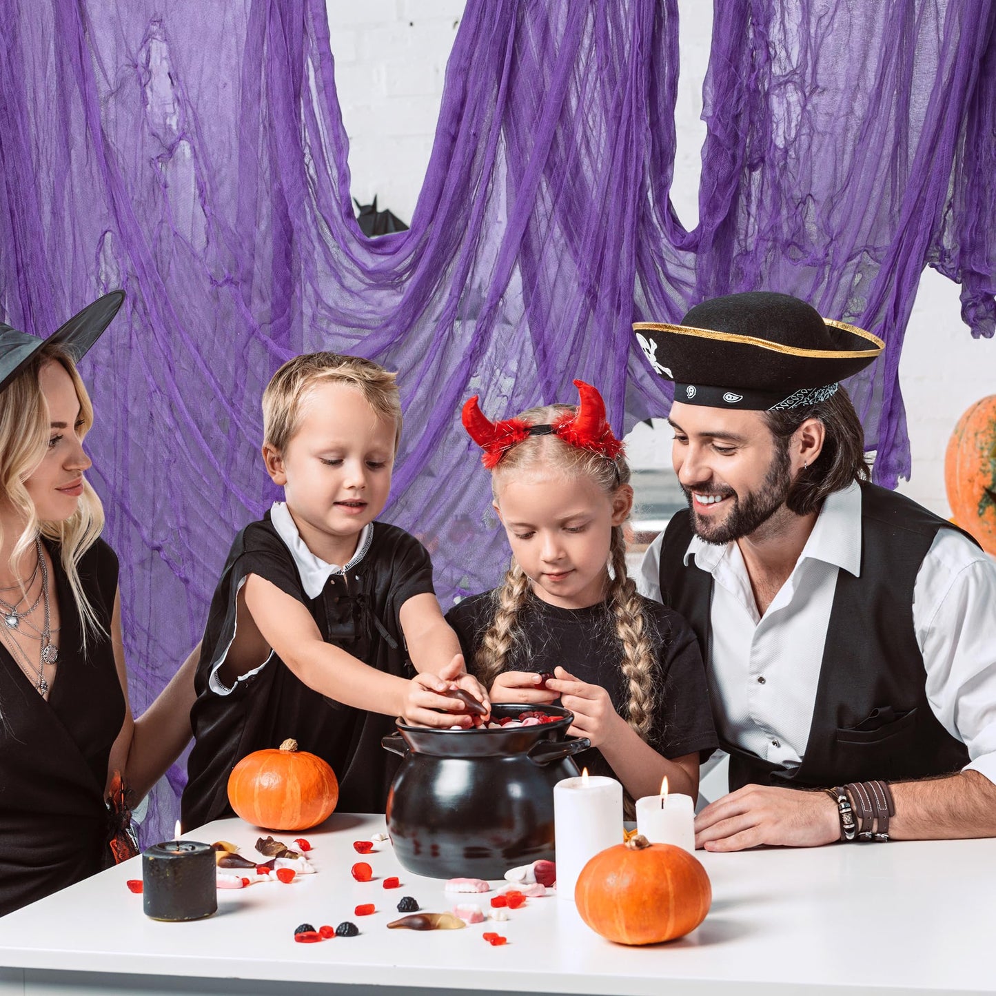 Halloween Creepy Cloth - Halloween Spooky Fabric Cloth
