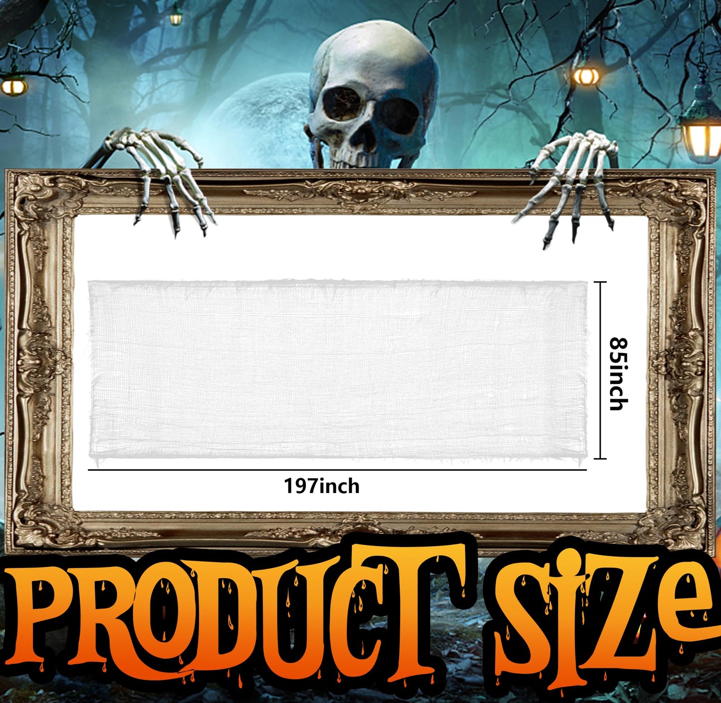 Halloween Creepy Cloth - Halloween Spooky Fabric Cloth