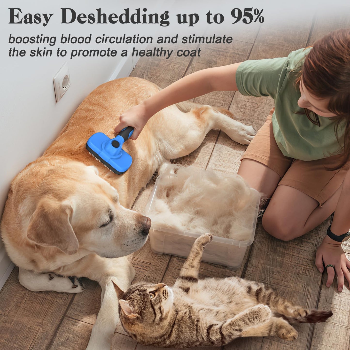 Swihauk Self Cleaning Slicker Brush