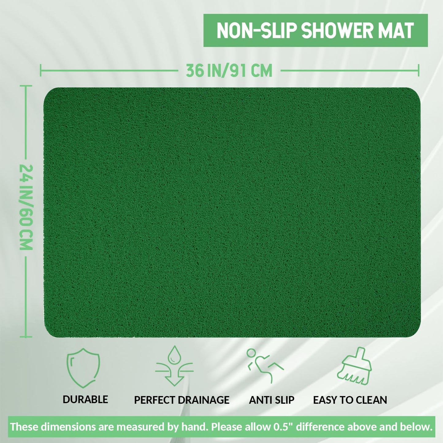 Hargiis Non Slip Bathtub Mat