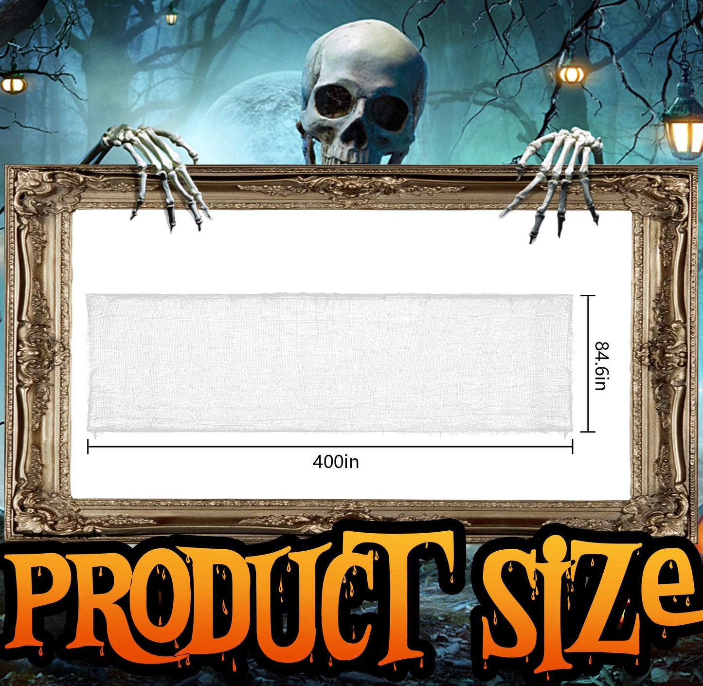 Halloween Creepy Cloth - Halloween Spooky Fabric Cloth