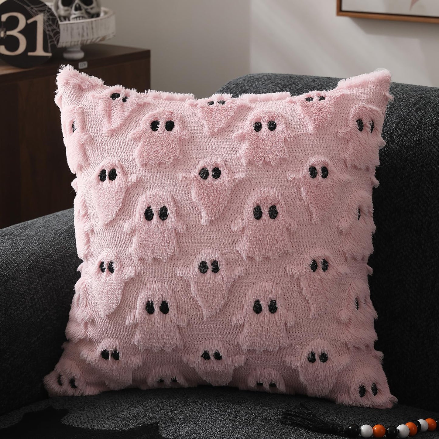 DFXSZ Halloween Ghost Pillow Covers – Set of 2