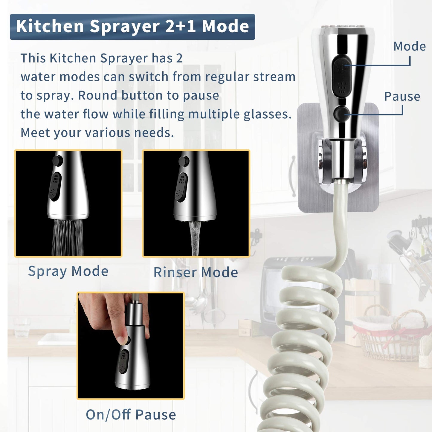 CECEFIN 1080° Swivel Faucet-Extender Sink-Aerator