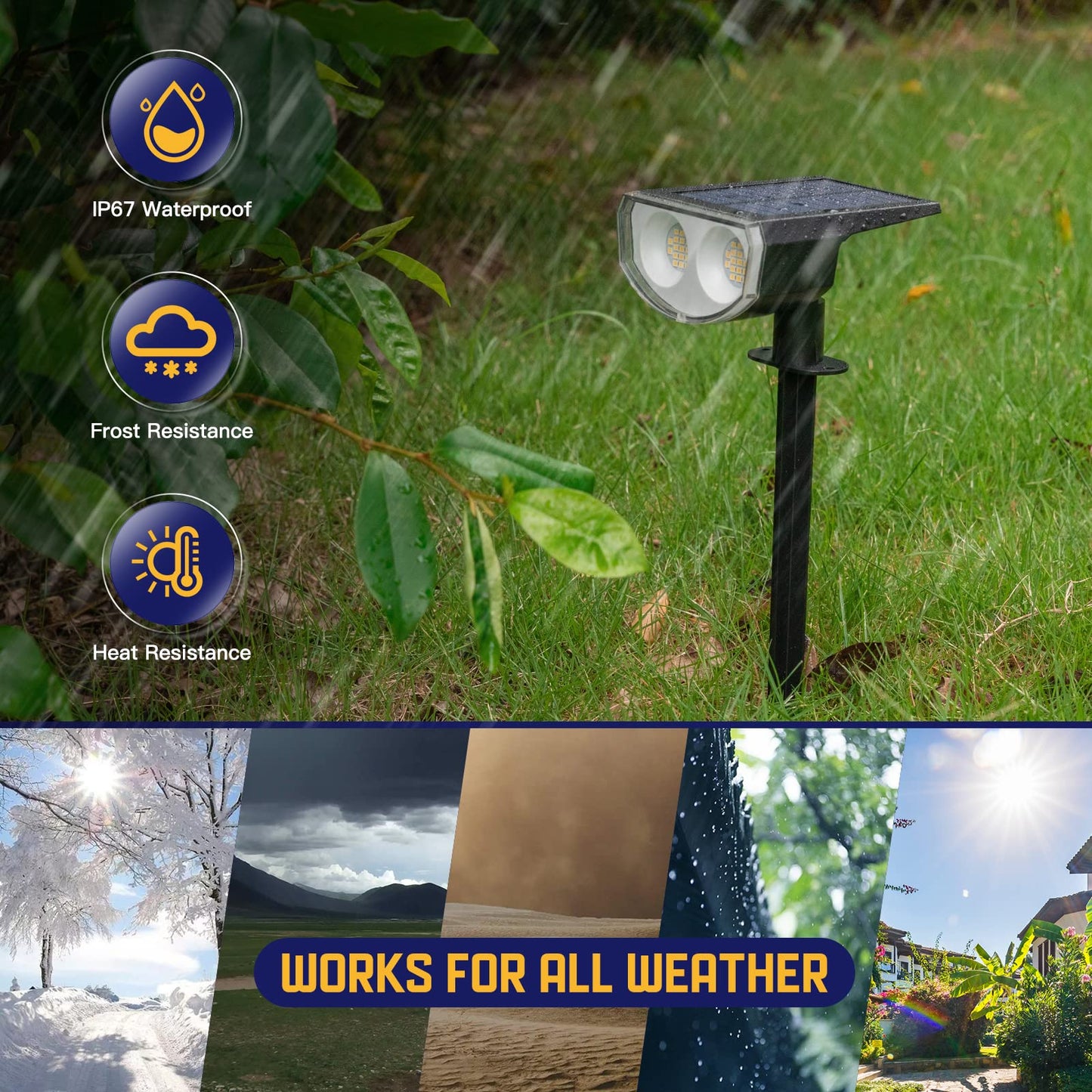 Kyosho Solar Color Spot Lights Outdoor