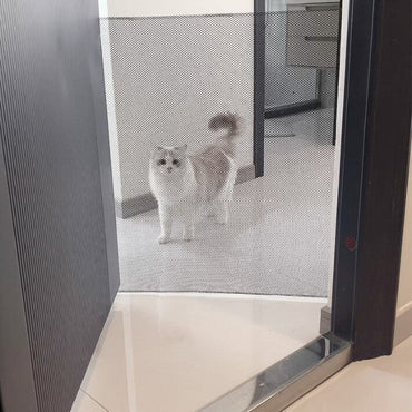 Retractable Dog Gate for Stairs