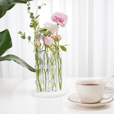 Clear Glass Test Tube Vase