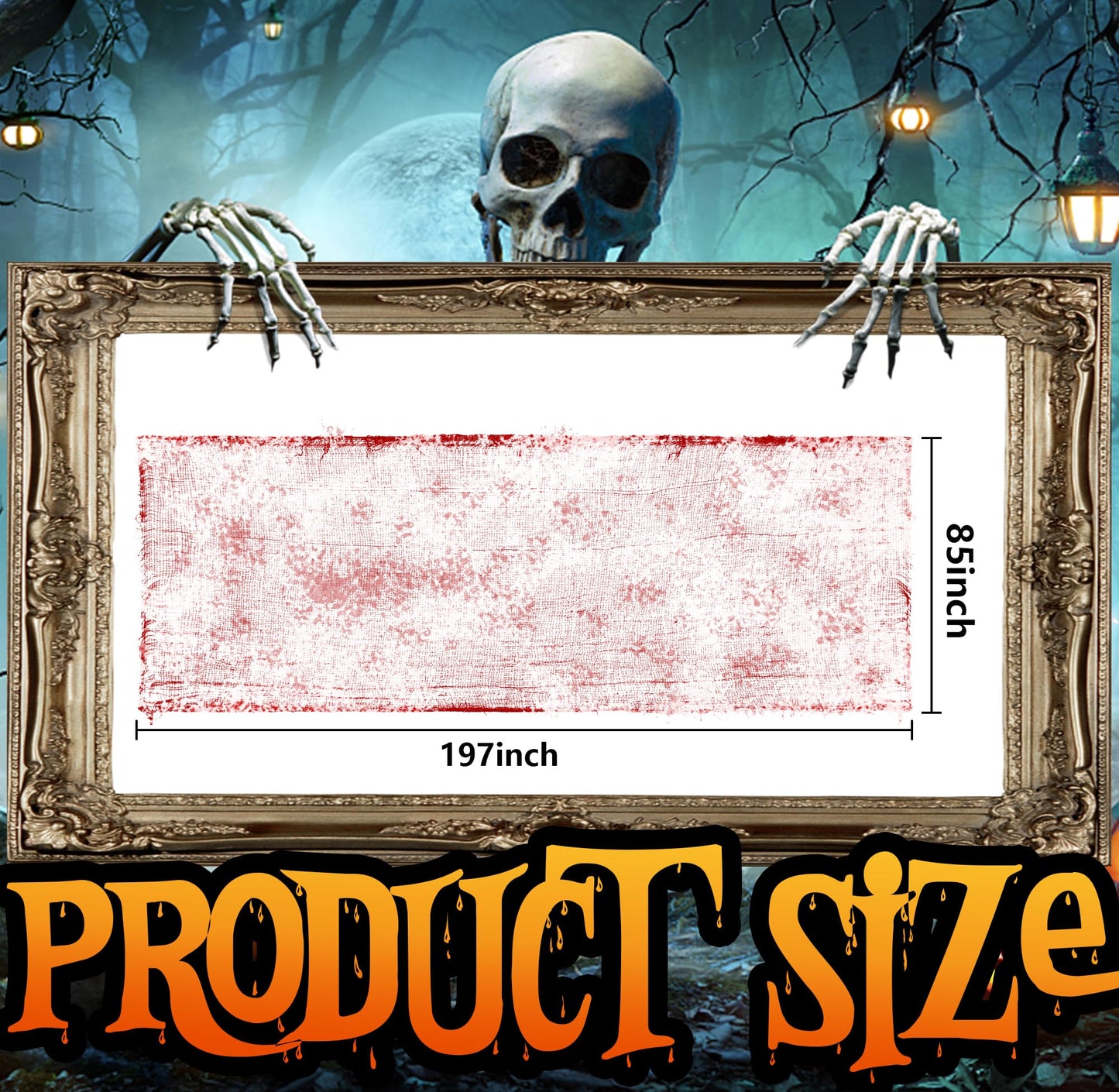 Halloween Creepy Cloth - Halloween Spooky Fabric Cloth